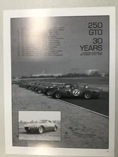 Ferrari #516 Article Ferrari 250 GTO 30 Years Maranello Mugello 1Q 1993 1 page