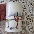 Dunoon Bone China Tea Coffee Cup Jane Chapman England UK Ballerina Dance bar  — photo 3