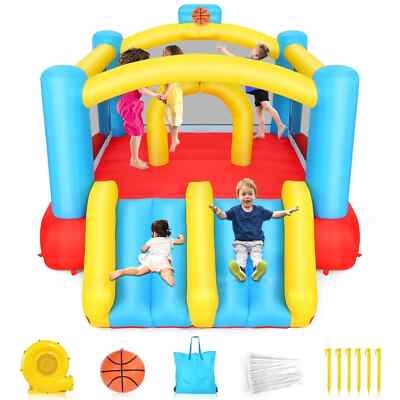 Bouncy House with 2 Slides for Outdoor Backyard/Indoor Party , Bouncy Castle 