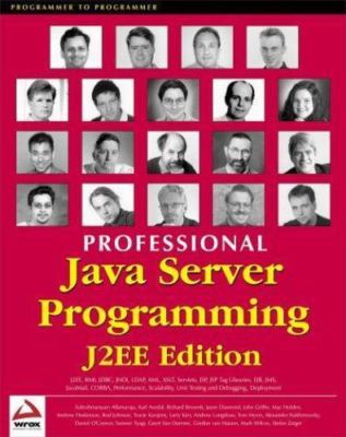 Professional Java Server Prog Ramming J2ee Edition by Allamaraju, Subrahmanyam