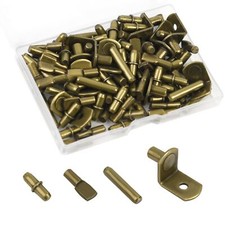 100Pcs Shelf Pegs for Shelves 4 Styles Shelf Pins Kitchen Cabinet Shelf PegsB...