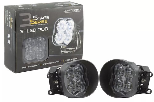 SS3 Diode Dynamics White LED Fog Light Kit - Sport SAE Fog for Toyota & Lexus - Picture 7 of 8