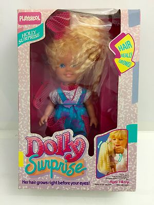 Poupée Dolly Surprise Playskool 1987 - Vintage, Occasion Bon état - Jouet Collection
