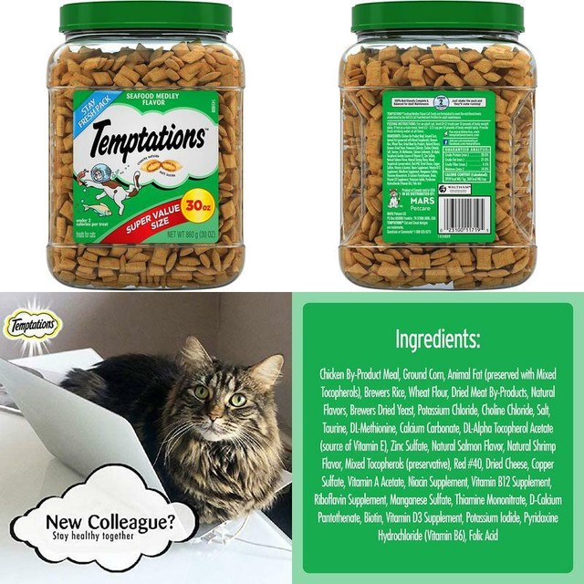 Temptations Classic Crunchy and Soft Cat Treats, 30 oz. eBay