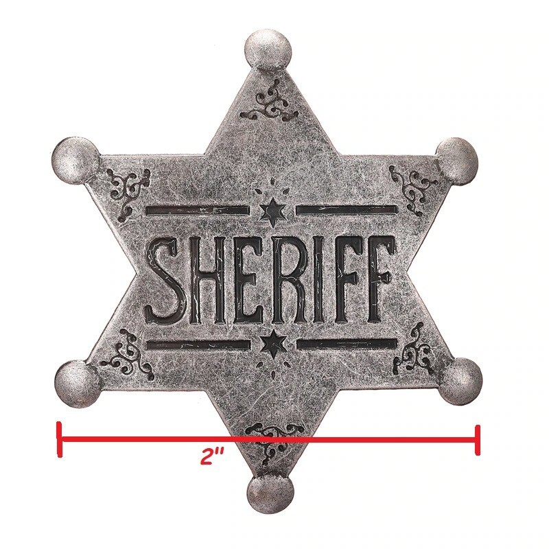 HALLOWEEN DRESS PARTY WILD WEST FRONTIER MOVIE PROP: OLD SHERIFF