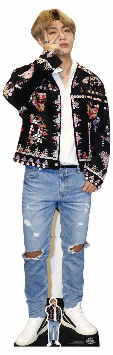 BTS 防弾少年団 bbq. レジャーシート エコバッグ TAEHYUNG V V from Bangtan Boys Cardboard Cutout / Standup / Standee