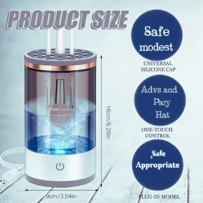 MARKENLOS Tragbare USB Make-Up Pinsel Reiniger Maschine UV Licht Sterilisation Neu