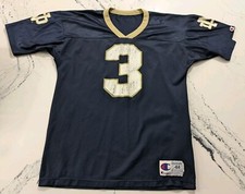 VTG Champion Notre Dame Fighting Irish 3 Joe Montana Football Jersey 44 Large