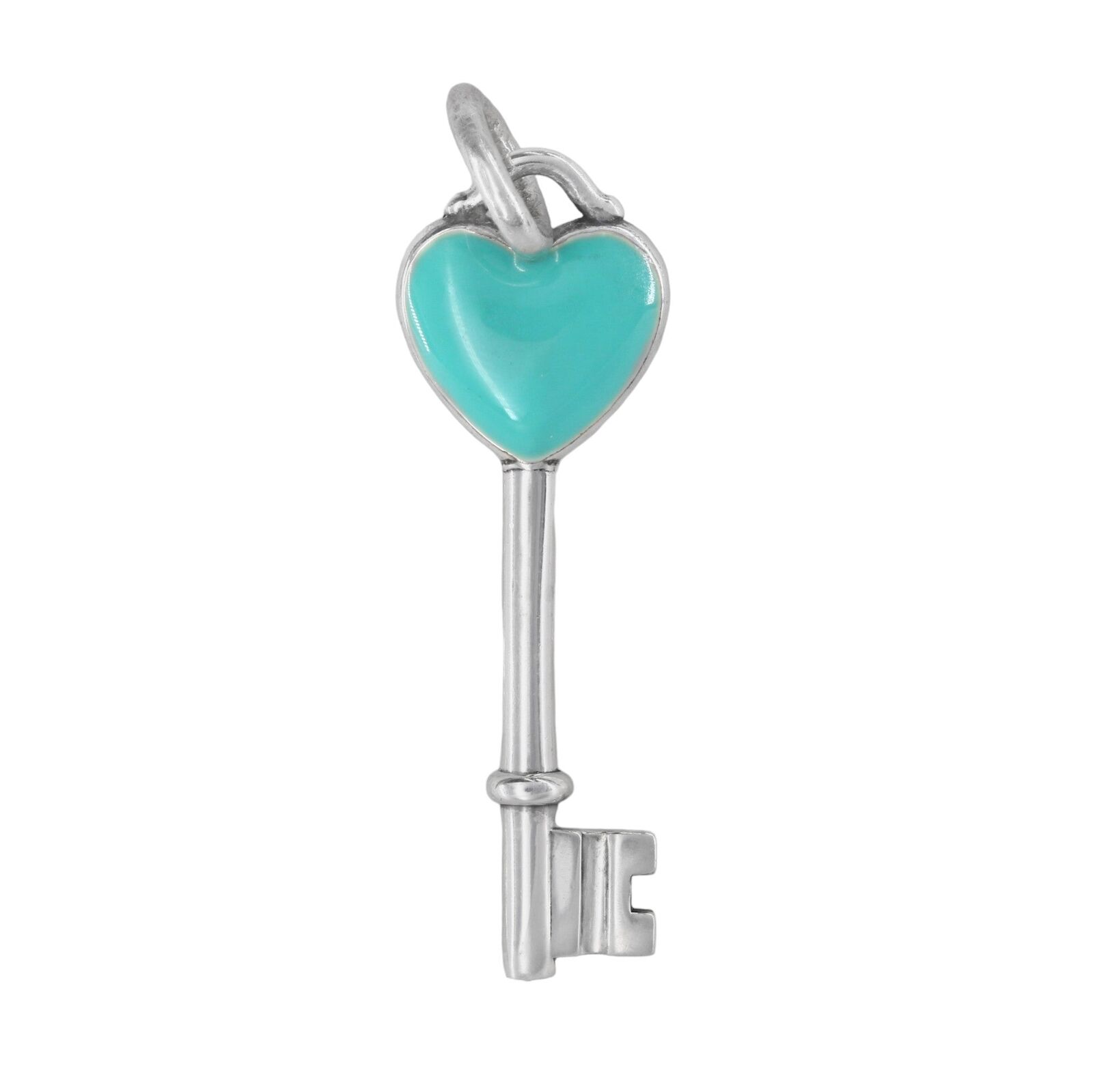 Tiffany & Co 925 Sterling Silver Turquoise Enamel… - image 1