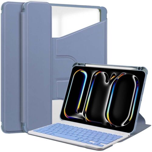 For iPad Air 11" 13"/ iPad Pro 11" 13" M4 2024 Keyboard Smart Case Cover TOP - Picture 10 of 24