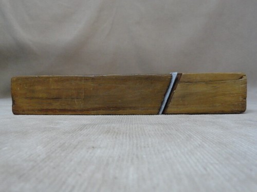 Lignum Vitae Skewed Rabbet Wood Hand Plane Vintage Woodworking Tool NICE One - Picture 10 of 12