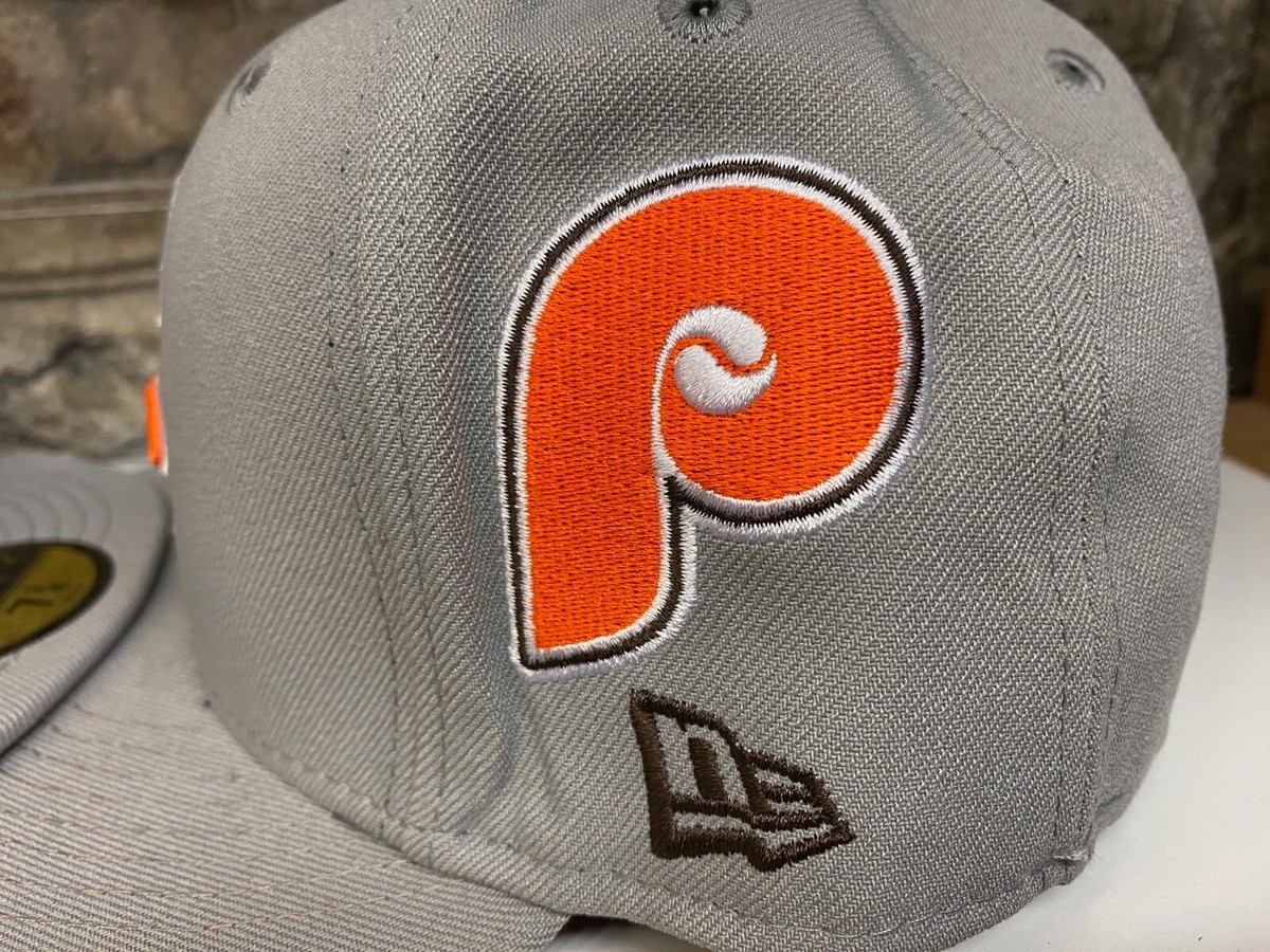 Philadelphia Phillies Custom New Era Fitted Club 59Fifty Gray