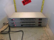 lot of 3x Adrienne Electronics AEC-2 10x2 routing video audio switchers 3 H-3 