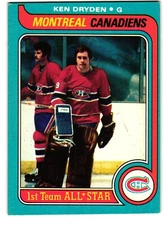 1979-80 Topps #150 Ken Dryden All Star, Montreal Canadiens