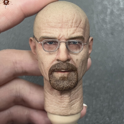 ZGJKTOYS Breaking Bad Walter White 1/6 Scale Head Carving Figure