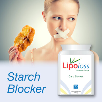 LIPOLOSS CARB BLOCKER PILLEN TABLETTE SLIM BIKINI KÖRPERSTÄRKE BLOCKER SCHLANKHEITSPILLE