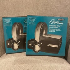 Lot 2 Vintage Sawyers Rototray 100 Slide Trays 2x2 Slides - NEW Factory Sealed