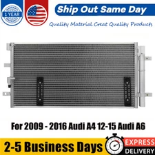 AC Condenser For 2009 2010 2011 2012 2013 2014 2015 2016 Audi A4 12-15 Audi A6