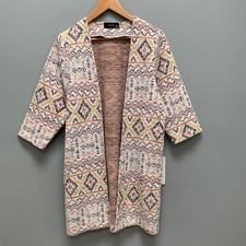 Reserved Jacquard Bohemian Kimono Jacket Xs