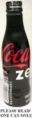 Coca-Cola Zero USA 2011 8½oz Bottle-Shape Can FULL NEW Special Souvenir Ed. Coke