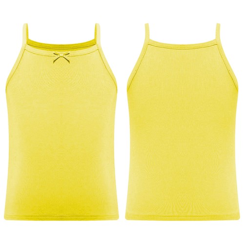 Kids Girls Camisole Solid Color Crop Top Casual Vest Gym Costume T-shirt Jazz - Picture 51 of 61
