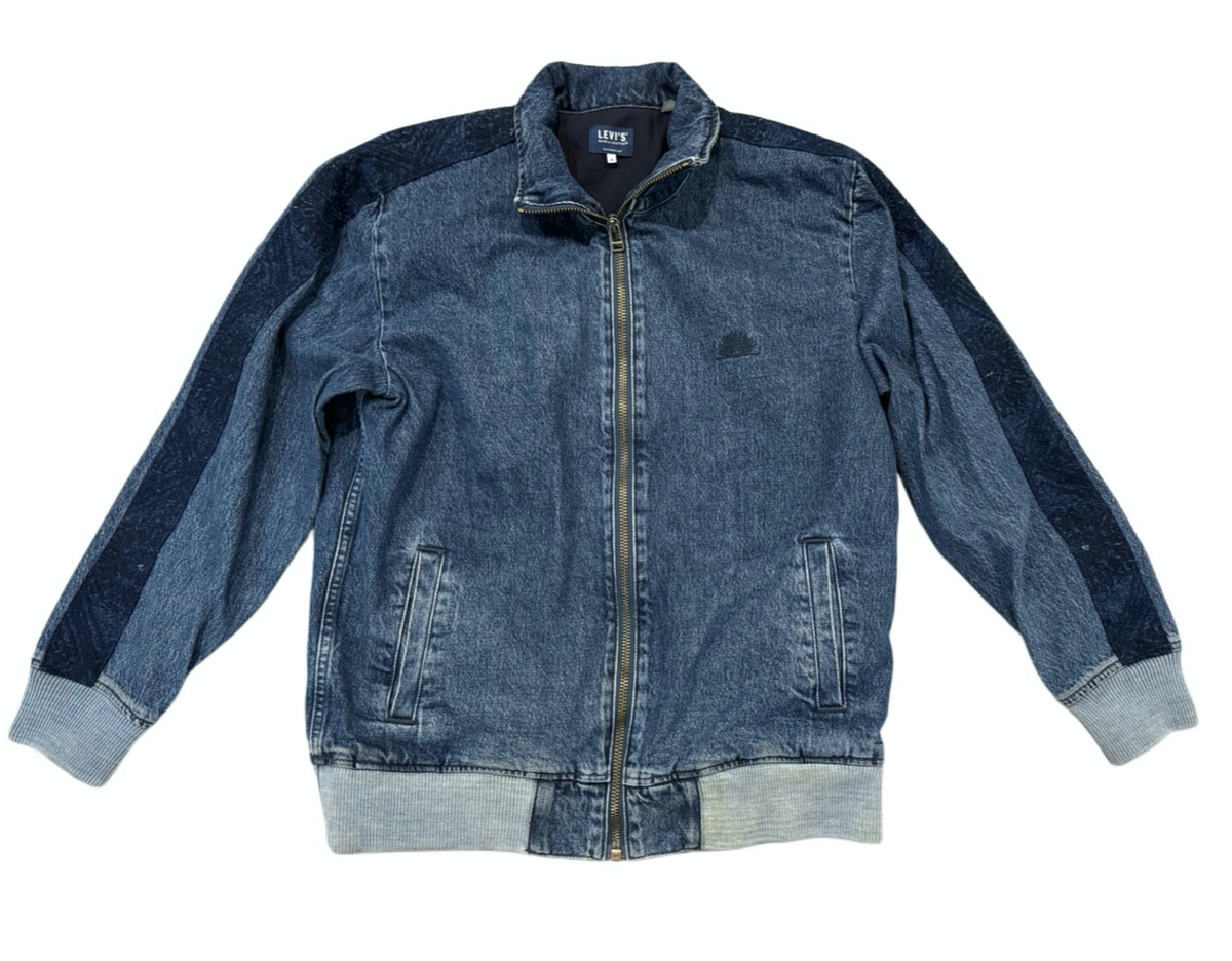 Levi's Made and Crafted LMC Track Jacket Medium Blue Wash Rare