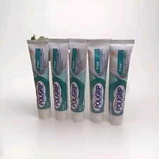 Super Strong Poligrip Denture Partials Adhesive Cream 2.4 oz. Exp:05/25 Pack 5