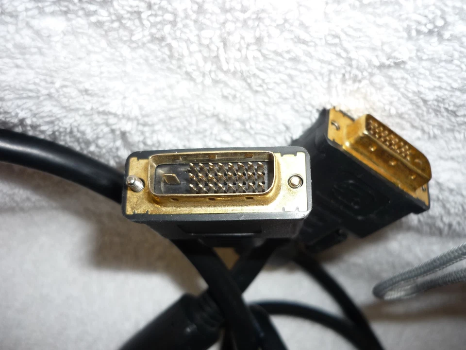 DVI-D Male Video Monitor Cabel Adapter Converter 24-1 Pins 10Ft Excellent W C - Image 2 of 4