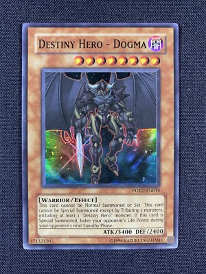 Yugioh Card - Destiny Hero Dogma POTD-EN014 - Unlimited Super Rare MP