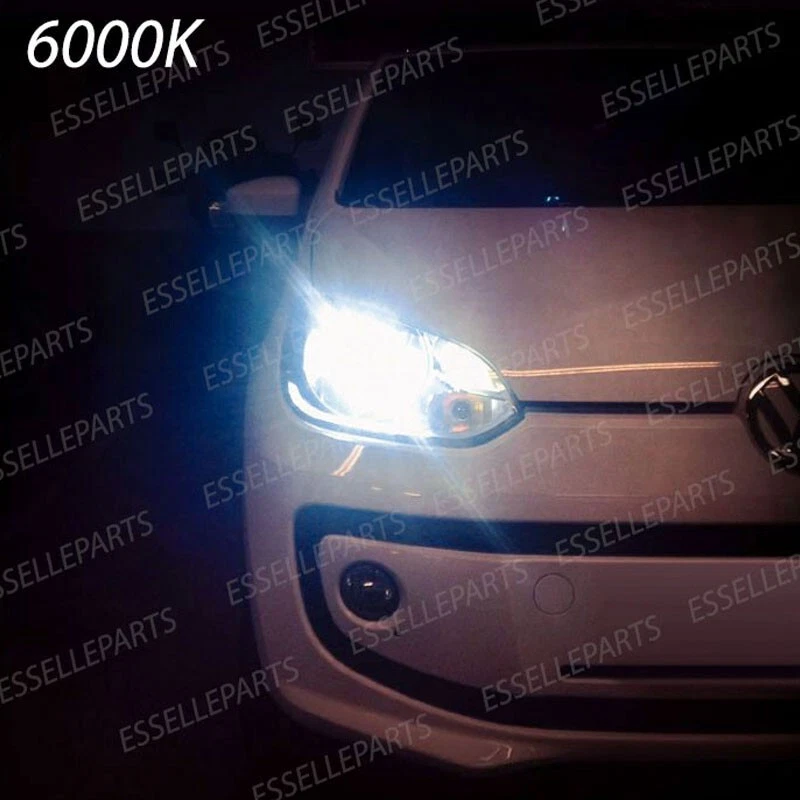 KIT FULL LED VW UP LAMPADE LED H4 6000K BIANCO GHIACCIO NO ERROR 8000 Lumen - Immagine 3 di 4