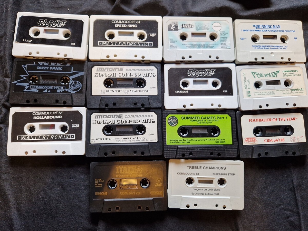 Commodore 64 Games CASSETTE ONLY C64 - Make Your Selection | eBay