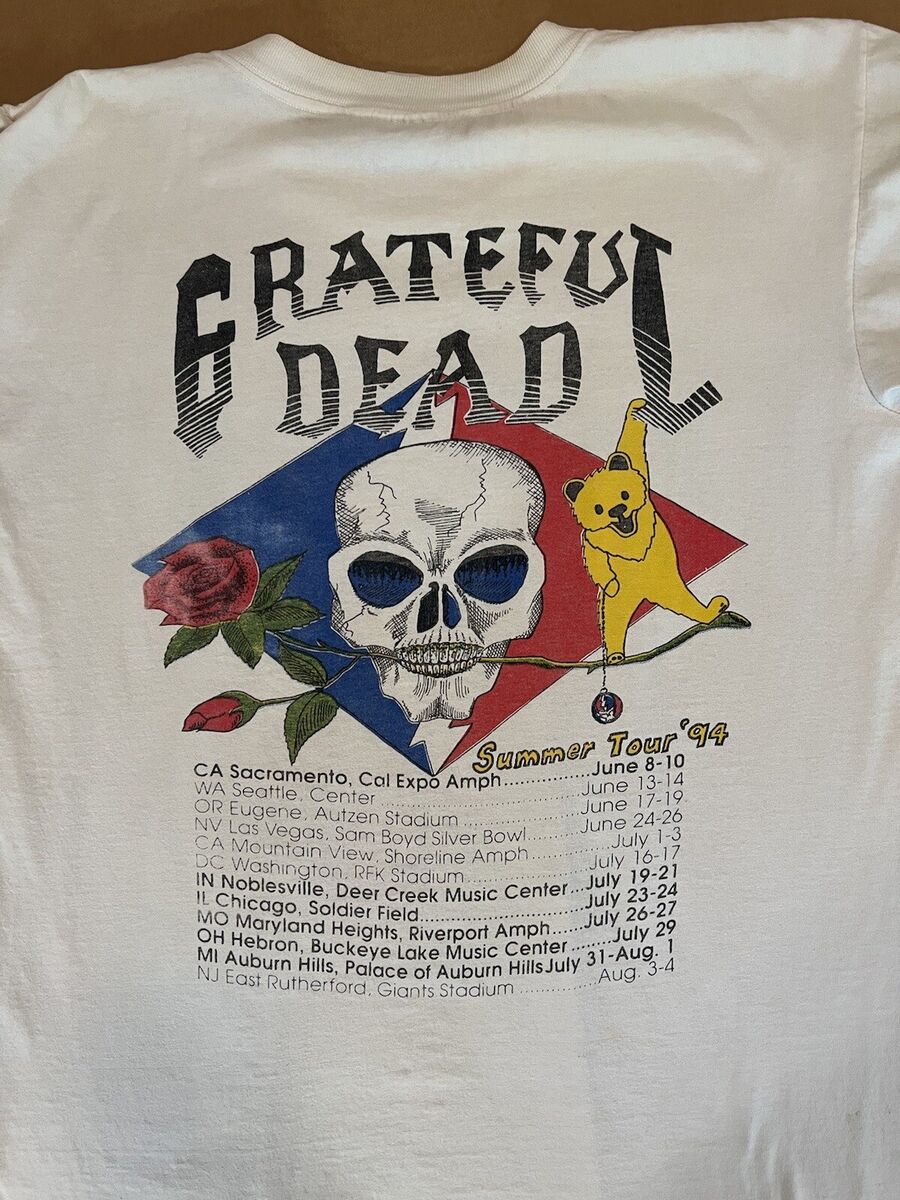Grateful Dead Rare T-Shirt Vintage 1994 Summer Tour It's Grateful Dead Rare T-Shirt Vintage 1994 Summer Tour It's
