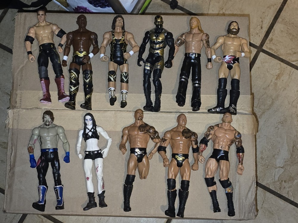 WWE Elite Collection Series 30 BATISTA, Series 29 Goldust, Zombie Paige AJ Basic