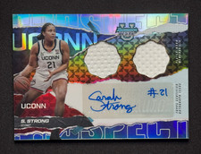 Sarah Strong 💥🏀 PROSPECT DUAL RELIC AUTOGRAPH 2024-25 Bowman U Best Basketball