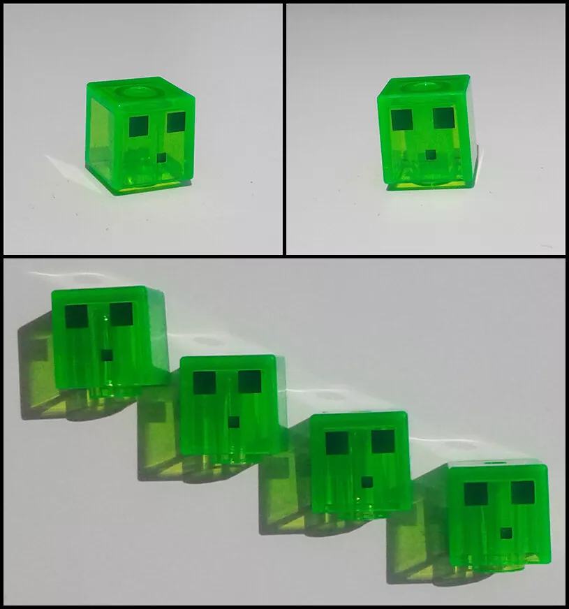 LEGO Minecraft SLIME head 21166 Mine 21135 Crafting 21137 Cave 21133 |