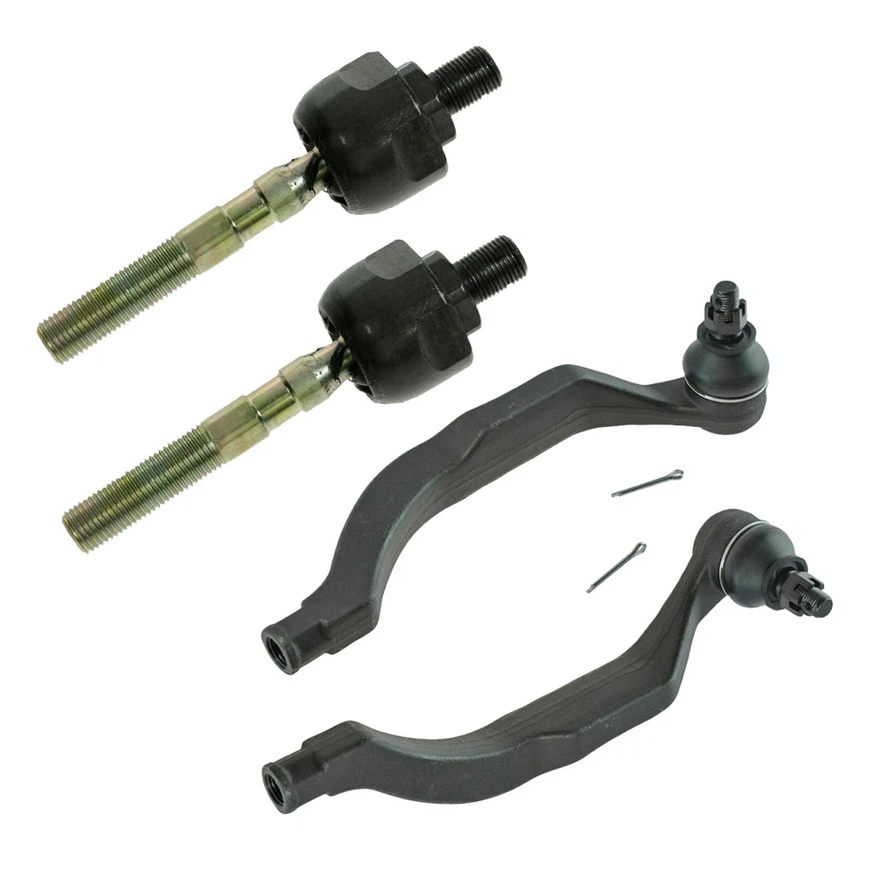 TRQ New Front Steering Inner Outer  Tie Rod End LH RH Kit For 1996-2004 Acura RL - Image 2 of 4