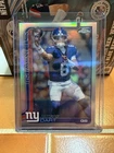 2025 Topps Chrome Football NFL Jaxson Dart Refractor (RC) #306 New York Giants