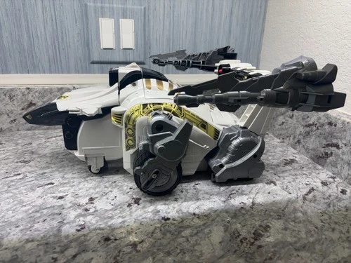 Vintage 1998 Power Rangers Space Silver Titanus Carrier Zord Bandai