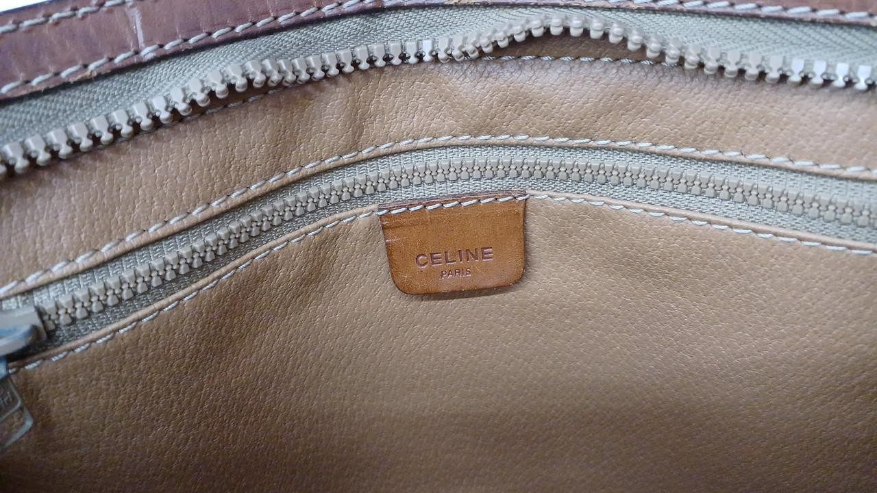 Celine Macadam Pattern Brown Retro Condition B Se… - image 8