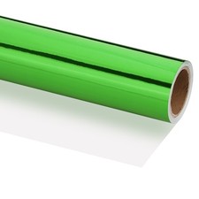 Metallic gift wrapping paper, 45x500cm green