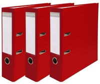 Exacompta Pp-Ordner Premium A4 80 Mm Rot 3Er Pack