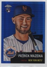 2022 Topps Chrome Platinum Anniversary Blue Prism Refractor Patrick Mazeika hr9