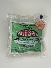1989 McDonalds Happy Meal Disney Tale Spin Kit's Racing Plane Toy - New Sealed