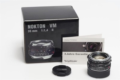Voigtländer Nokton 1.4/35mm II S.C. VM f. Leitz Leica M