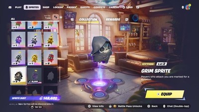 Fortnite Grim Sprite+ Gummy Zero Point+Gold Zero Point+Gummy Zero Point