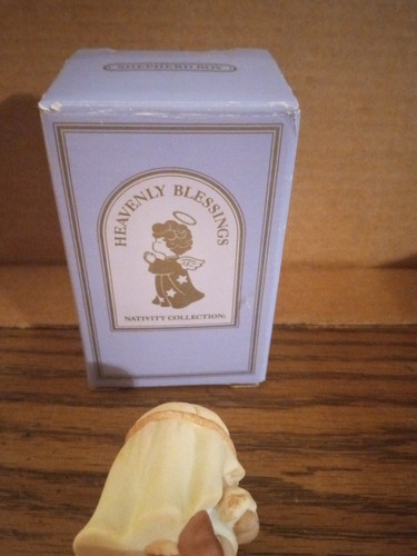 Vintage 1987 Avon Heavenly Blessings Nativity Shepherd boy Sheep Christmas - Picture 7 of 8