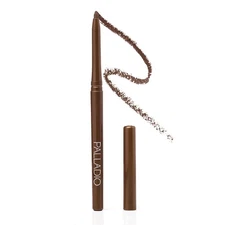 Palladio Retractable Waterproof Eyeliner, Richly 1 Count (Pack of 1), Brownie 