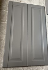 IKEA BODBYN Türen für Eckunterschrank - dunkelgrau - 25x80cm 
