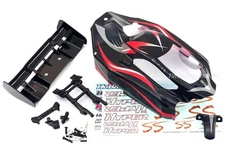 HoBao Hyper SS Nitro RTR Printed Black Body HD Wing Mounts & Decals 90042B Ofna