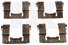 Zubehörsatz Scheibenbremsbelag Vorderachse für NISSAN ALMERA I Hatchback